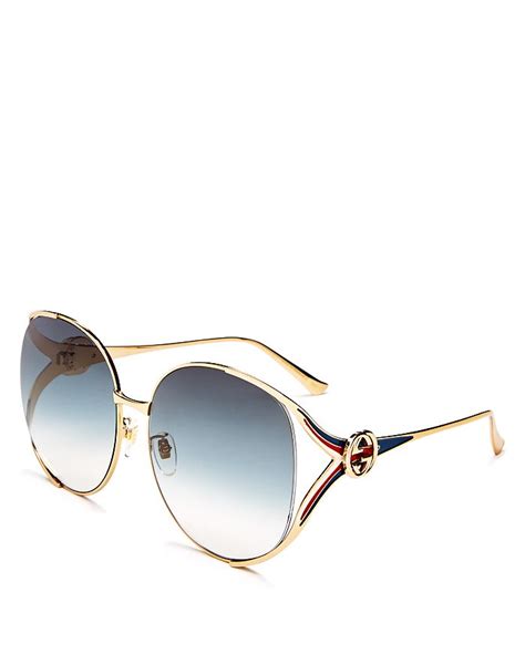 gucci glasses 2017 round|gucci women's oversize round sunglasses.